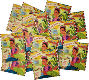 FriTÉ Kahlo: Organic Watermelon Rose Hibiscus Tea (Herbal / Caffeine Free) (Frida Kahlo) (size: 100pk (Bulk))